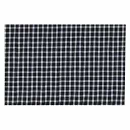 Kay Dee Black and White Cotton Gingham Placemats, Set of 4, Farmhouse Style thumbnail 1