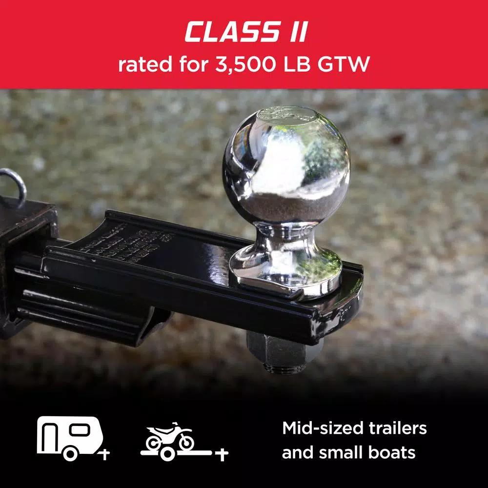 TowSmart 2 in. Chrome Hitch Ball with Wrench Flats