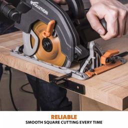 Evolution Power Tools Evolution R185CCS 15 Amp 7-1/4 in. Multi-Material Circular Saw with LED Light and Electric Brake thumbnail 6
