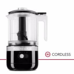 KitchenAid Cordless 5-Cup Food Chopper, Onyx Black thumbnail 2
