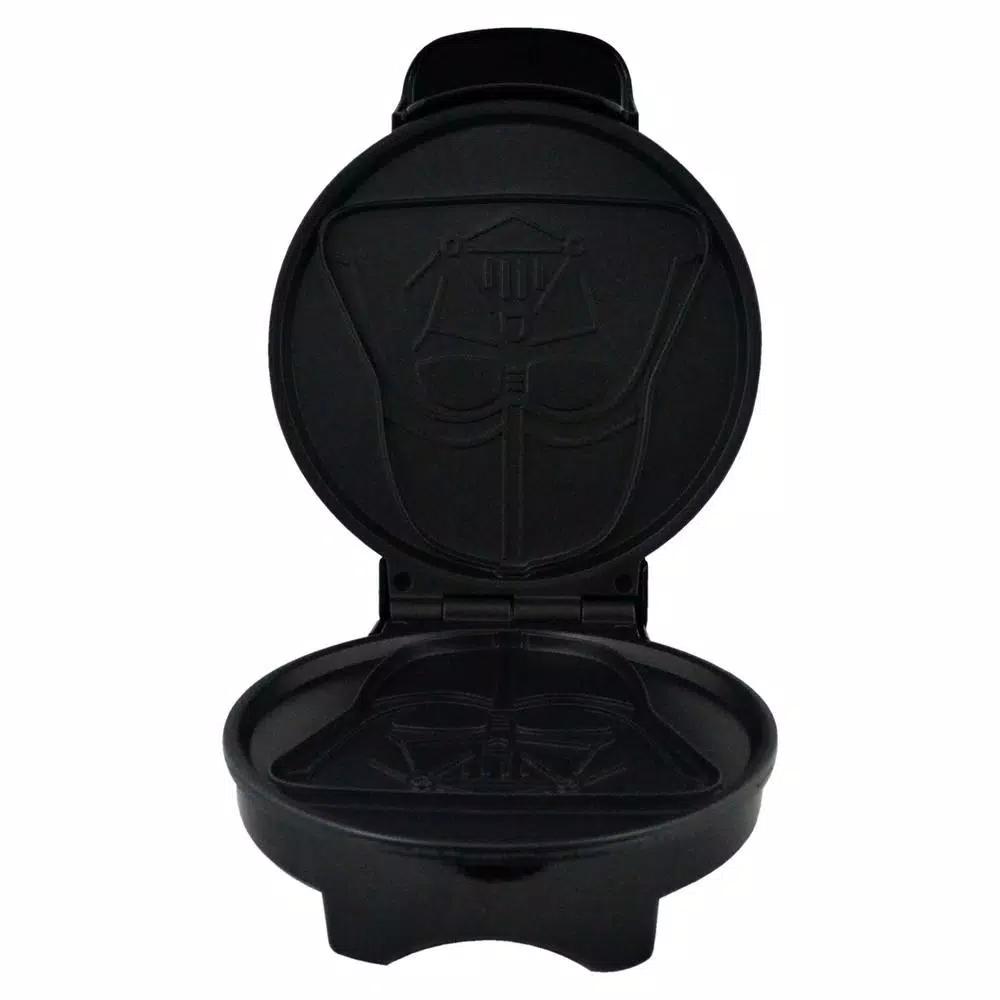 Uncanny Brands Star Wars Darth Vader American Waffle Maker, Black Stainless Steel