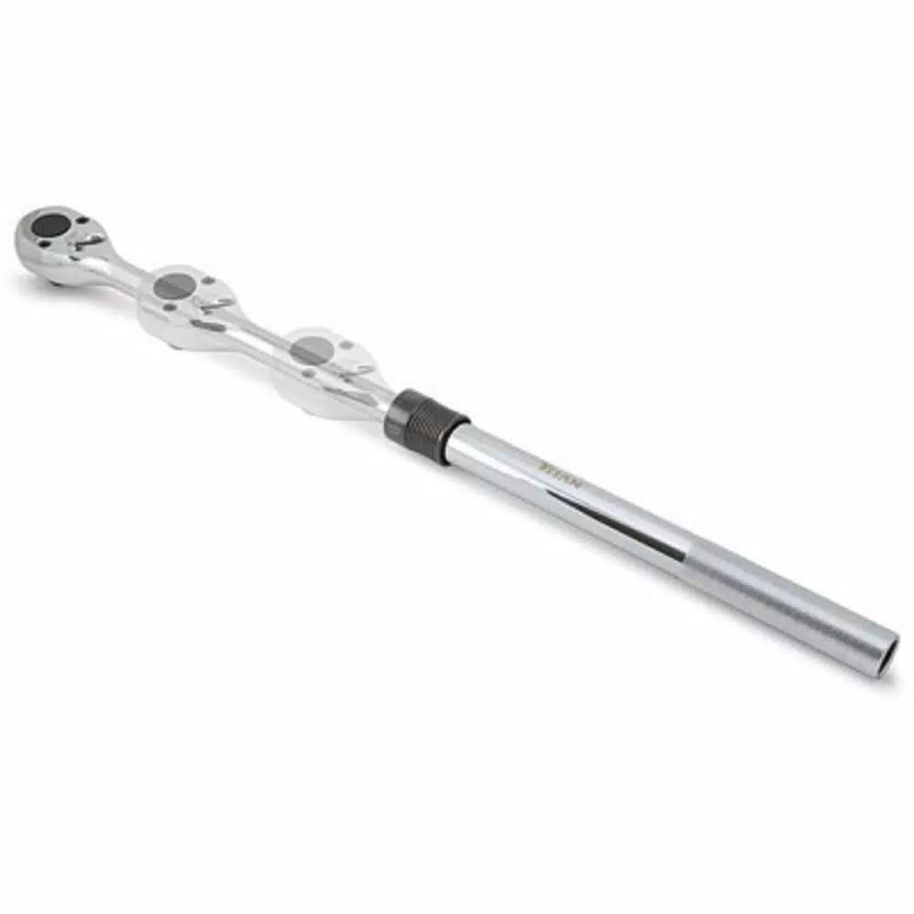TITAN 3/4 in. Drive Extendable Telescoping Ratchet, Chrome Vanadium Steel
