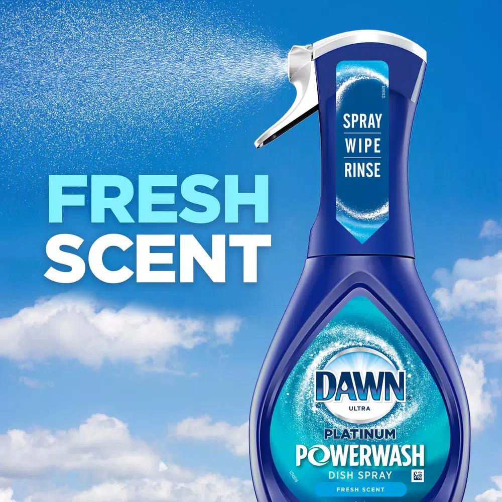 Dawn Platinum Powerwash Dishwashing Liquid Fresh Scent, 16 oz (6-Pack)