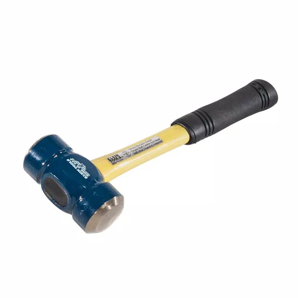 Klein Tools 32 oz. Lineman's Milled-Face Hammer with Fiberglass Handle