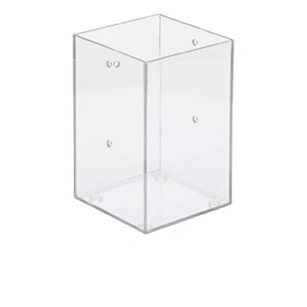 Unbranded Clear Acrylic Countertop Straw and Condiment Holder