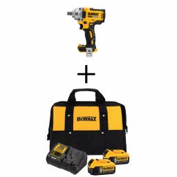 DEWALT 20V MAX XR 1/2 in. Mid-Range Brushless Cordless Impact Wrench Kit with (2) 5.0 Ah Batteries & Charger thumbnail 1