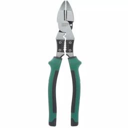 Commercial Electric 7-Piece Electrician's Tool Set with Pouch and Linesman Pliers thumbnail 2