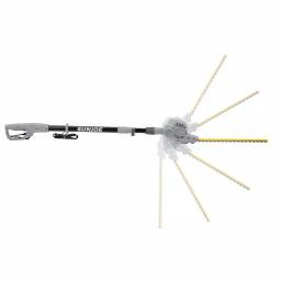 Sun Joe 18 in. 3.8 Amp Electric Telescoping Pole Hedge Trimmer, Gray thumbnail 3