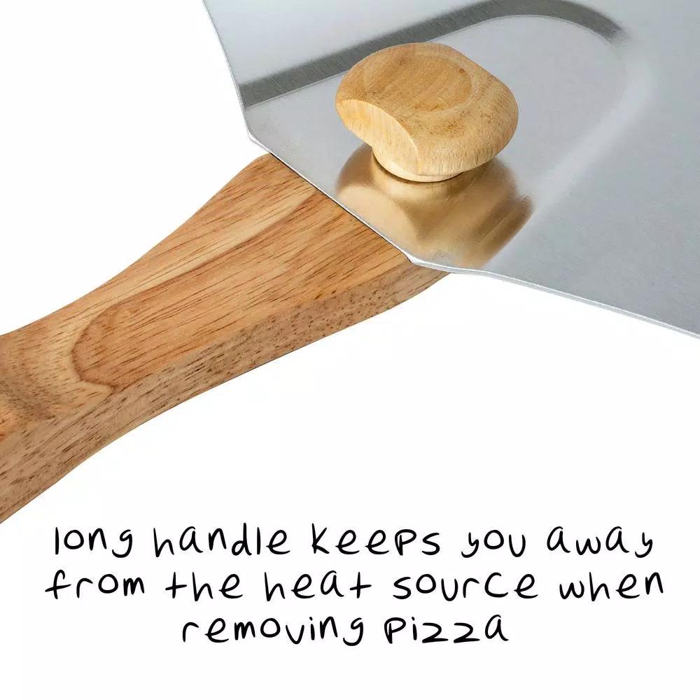 Honey-Can-Do 12 in. x 14 in. Aluminum Foldable Pizza Peel