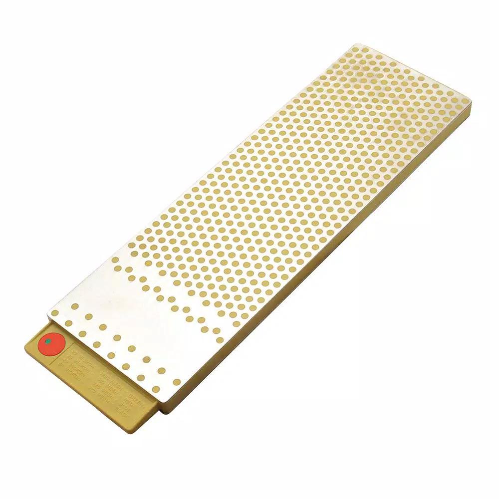 DMT 8 in. Duo Sharp Plus Bench Stone with Base - Extra-Fine & Fine Diamond Sharpening Stone