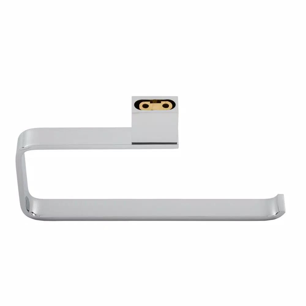 Italia Palermo Polished Chrome Towel Ring, Solid Brass