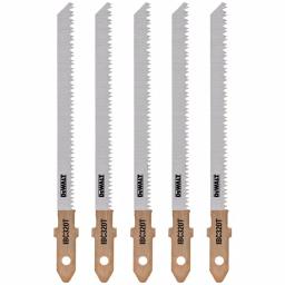 DEWALT 3-1/2 in. 20 TPI T-Shank Wood Scroll Cutting Jig Saw Blade, 5-Pack thumbnail 1