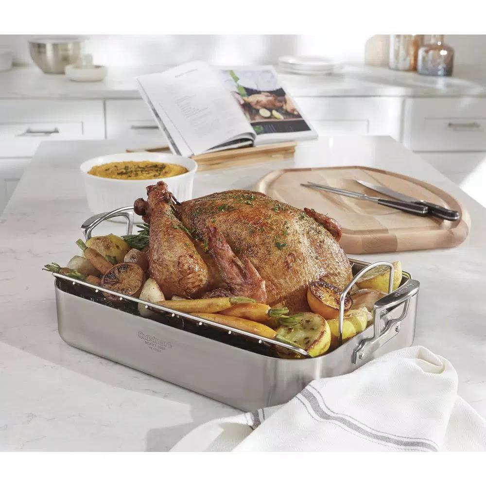 Catskill Craftsmen Hardwood Turkey Carving Board with Juice Groove and Serving Wedge