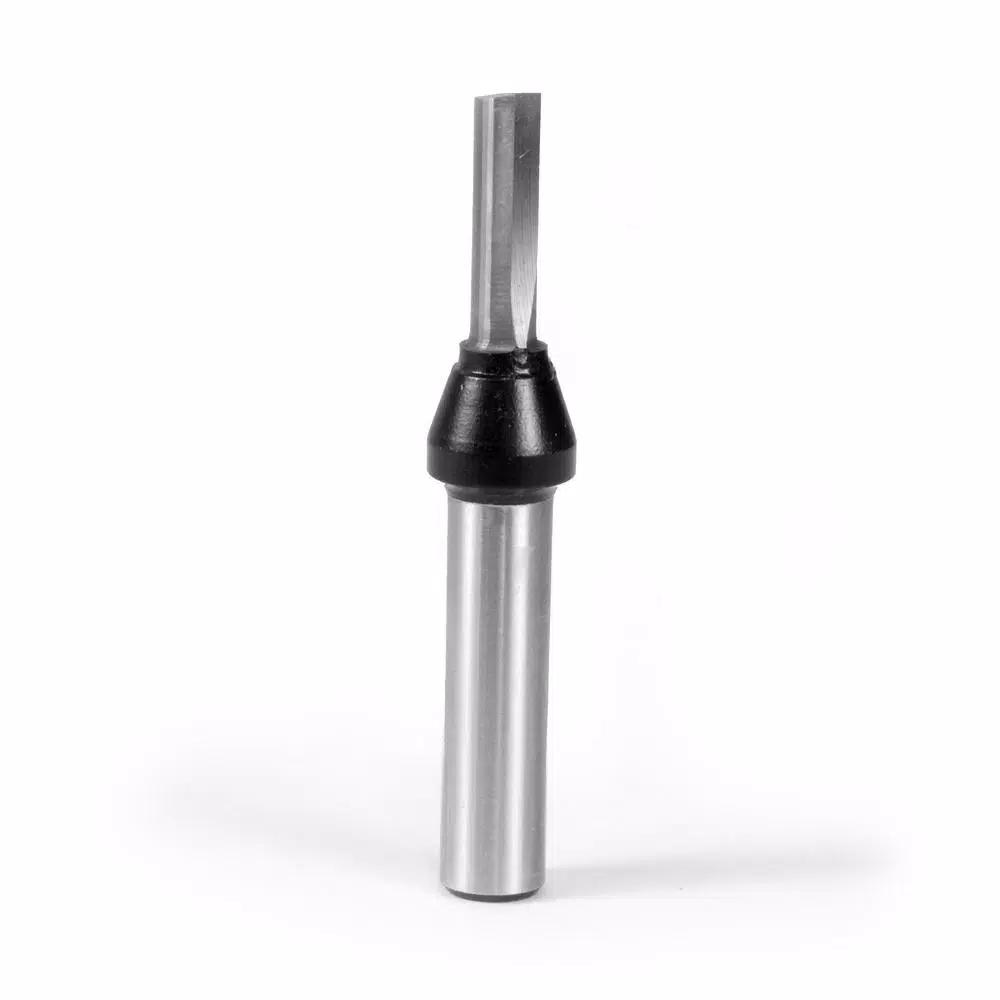WEN 3/16 in. Straight 1-Flute Carbide Tipped Router Bit, 1/4 in. Shank