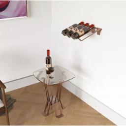 DI PRIMA USA Eagle Edition 4-Bottle Directional Wall Mounted Wine Rack by Di Prima USA thumbnail 2