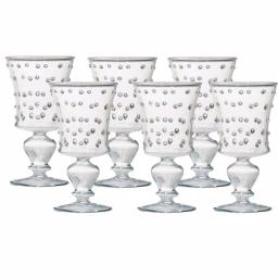 Abigails La Boheme Handmade Glass Liqueur Glasses, 3 oz. Bohemian Style (Set of 6) thumbnail 3