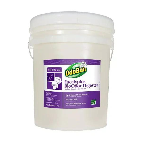 OdoBan BioOdor Digester Eucalyptus Odor Counteractant Spray, 5 Gallon Pail