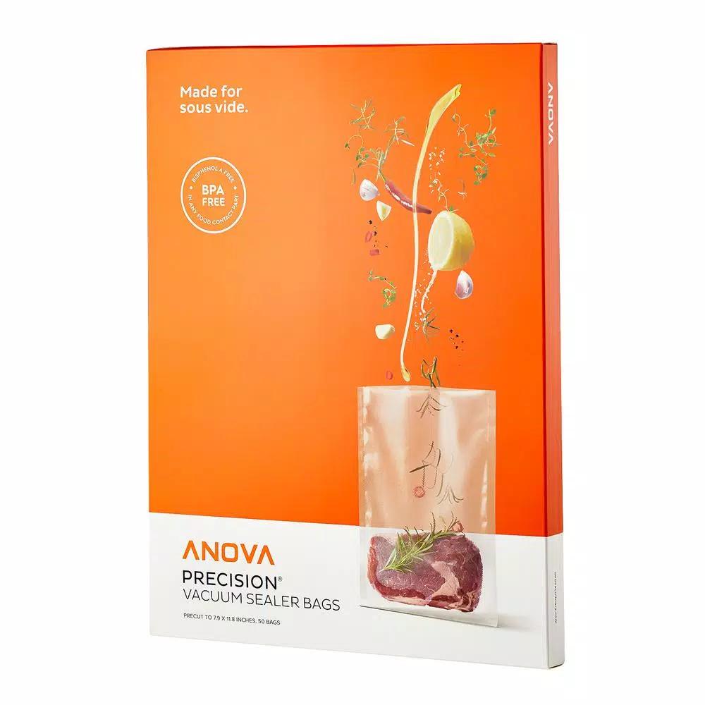 Unbranded Anova Precision Clear Vacuum Sealer Precut Bags, 50 Count