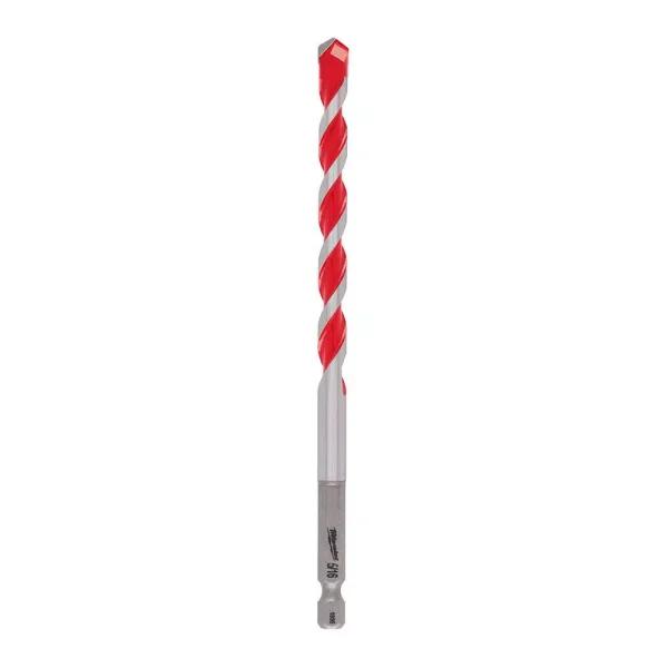 Milwaukee SHOCKWAVE 5/16 in. Carbide Hammer Drill Bit, 6 in. Length, 1/4 in. Hex Shank
