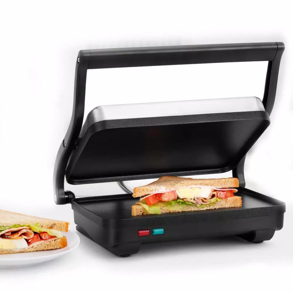 Holstein Housewares 70 sq. in. Stainless Steel Non-Stick Electric Griddle