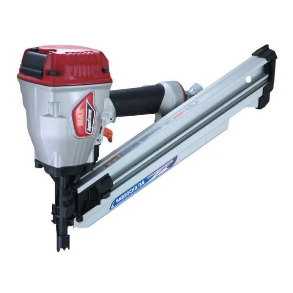 Max USA Corp MAX SN890CH3/34 SuperFramer 34° Professional Pneumatic Clipped Head Framing Nailer