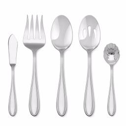 Hampton Forge Lincoln 46-Piece 18/0 Stainless Steel Flatware Set, Service for 8 thumbnail 2