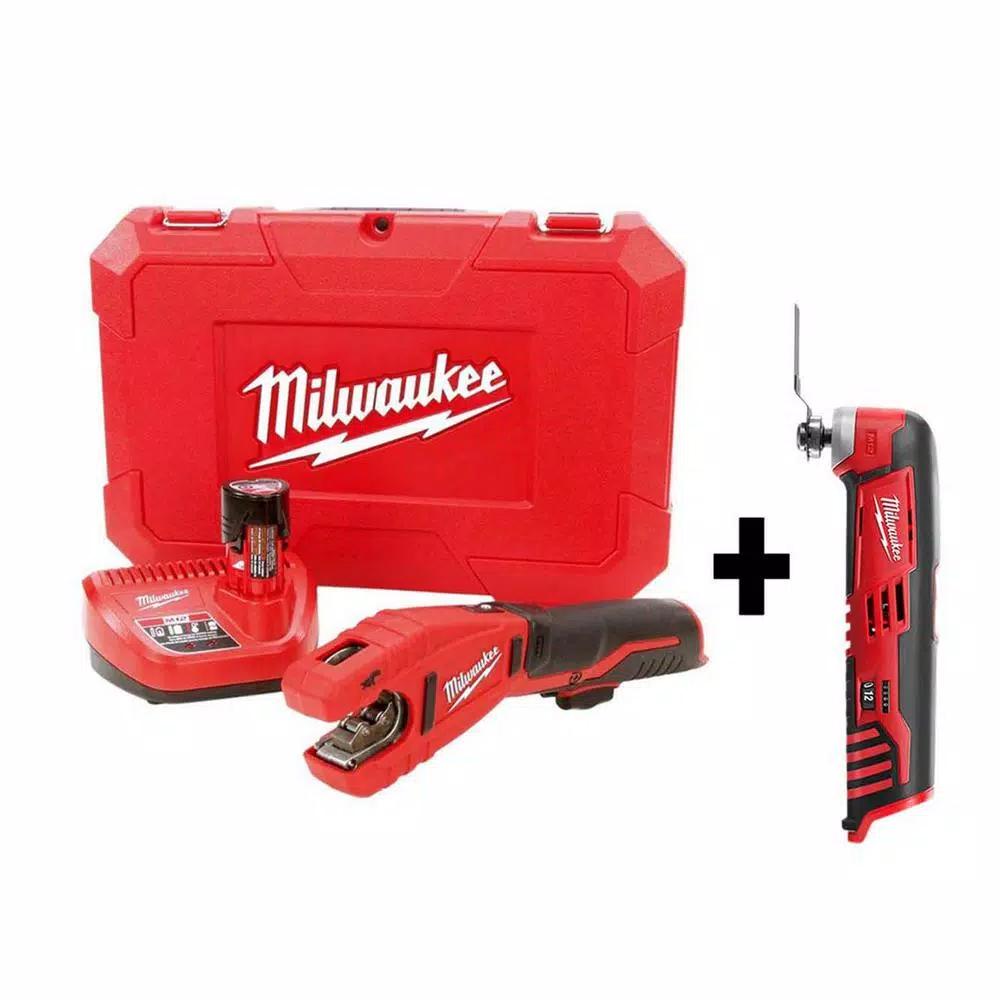 Milwaukee M12 Cordless Copper Tubing Cutter Kit with M12 Multi-Tool