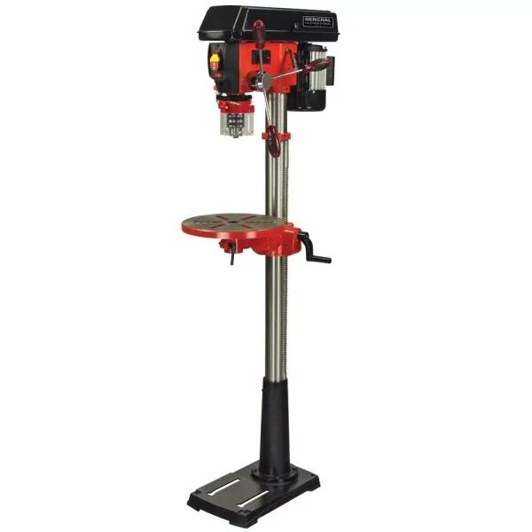 General International 13 in. 16-Speed Drill Press with Laser Guide and LED Light