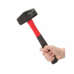 TEKTON 3 lb. Drilling Hammer with Fiberglass and Rubber Grip thumbnail 4