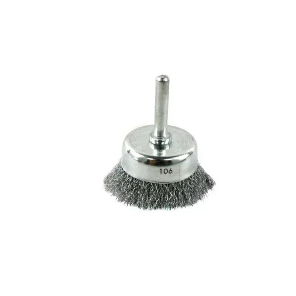 Avanti PRO 2 in. Steel Wire Cup Brush with 1/4 in. Shank
