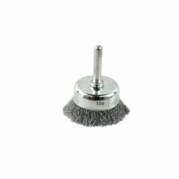 Avanti PRO 2 in. Steel Wire Cup Brush with 1/4 in. Shank thumbnail 1
