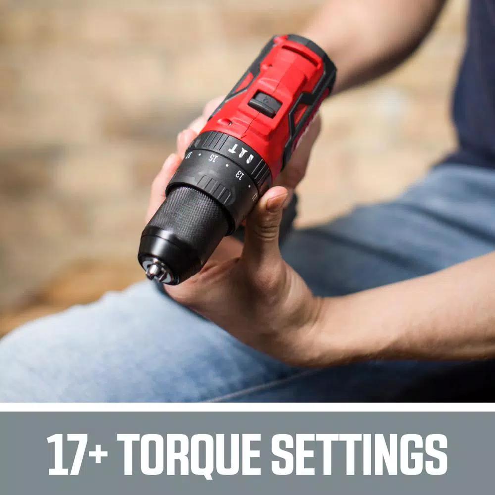 SKIL PWRCore 20V Brushless 1/2 in. Hammer Drill Kit with 2.0 Ah Battery and PWRJump Charger