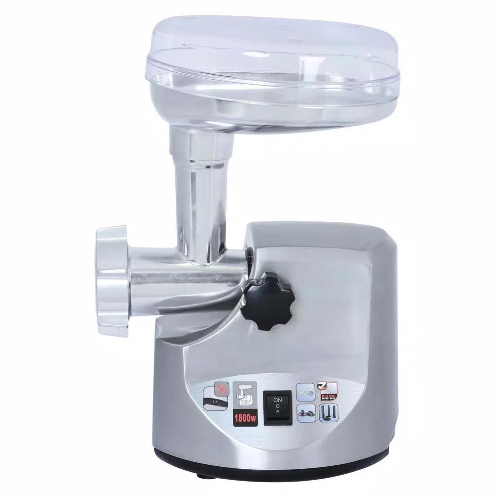 Brentwood Appliances Brentwood Select 1800-Watt Heavy-Duty Meat Grinder, Stainless Steel, Silver