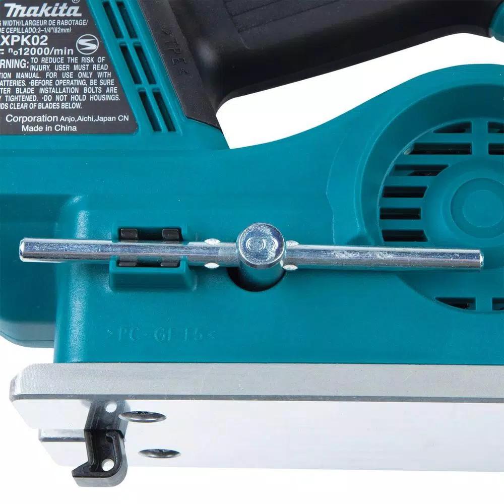 Makita 18V LXT Brushless 3-1/4 in. Cordless Planer, AWS Capable, Tool Only