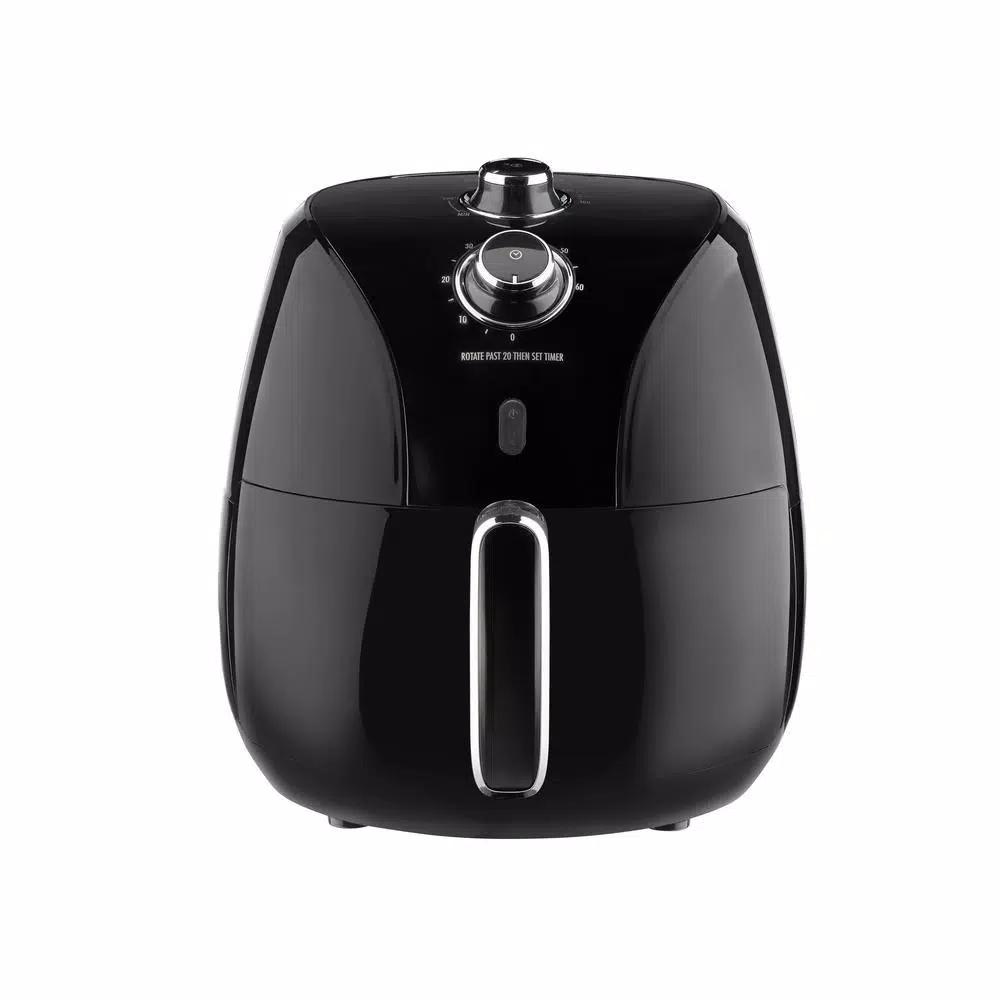 Proctor Silex 5.2 Qt. Black Air Fryer with 60-Minute Timer and 1700W Power