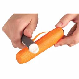 BergHOFF Neo 7 in. Stainless Steel Vertical Peeler with Non-Slip TPR Handle thumbnail 3