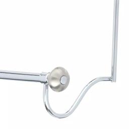 interDesign York Metal 3-Bar Over Shower Door Towel Rack, Split Finish thumbnail 4