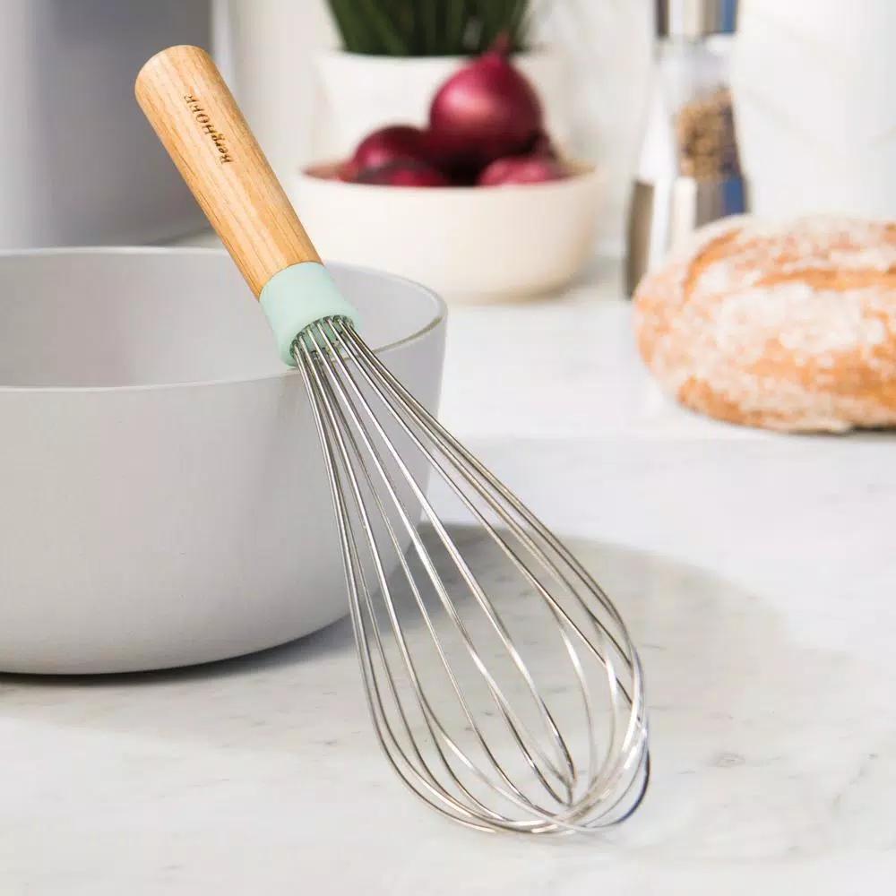 BergHOFF Leo Collection Wooden Handle Whisk with Stainless Steel Head