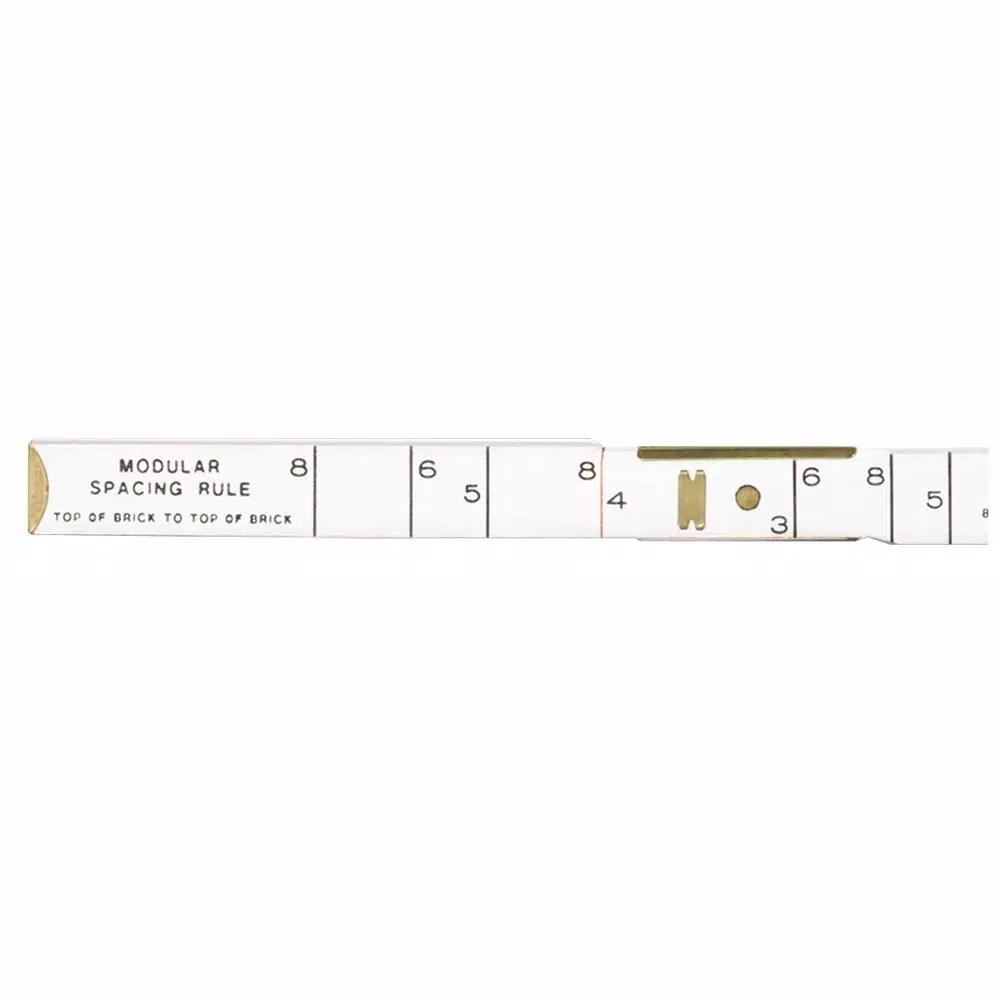 Bon Tool 6 ft. Modular Brick Spacing Wood Ruler, Model 646LN