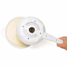 CucinaPro Electric Crepe Maker, 7.5 inch Non-Stick Surface, White thumbnail 4