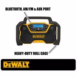 DEWALT DCR028B 20V MAX Compact Bluetooth Jobsite Radio (Tool Only) thumbnail 8