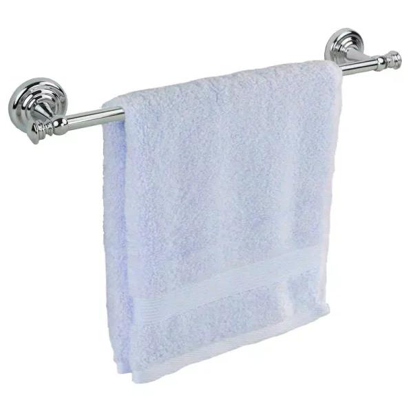 Unbranded Chrome 1-Bar Towel Rack, 20-Inch Wall-Mounted Steel Towel Bar