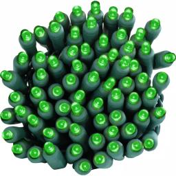 Sunnydaze Decor 22 ft. Green LED Angle String Lights, 70-Count Multi-Seasonal Novelty Bulbs thumbnail 1
