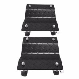 Pentagon Tool Premium Steel Car Tire Dolly 2-Pack, 1500 lb Capacity per Skate thumbnail 2