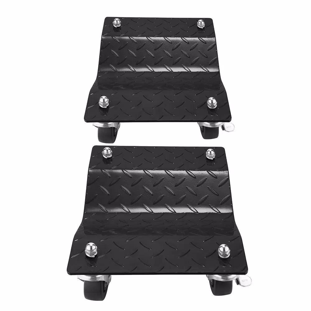 Pentagon Tool Premium Steel Car Tire Dolly 2-Pack, 1500 lb Capacity per Skate
