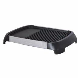 Brentwood Select 1200W Electric Indoor Grill and Griddle, Non-Stick Surface, Black & Stainless Steel thumbnail 4