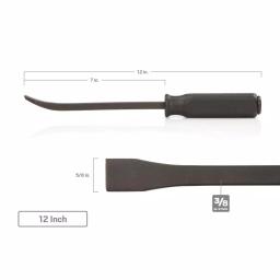 TEKTON 3-Piece Angled Tip Handled Pry Bar Set, 12 in., 17 in., and 25 in. thumbnail 5