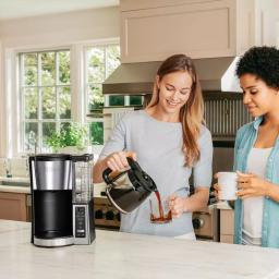 Ninja 12-Cup Programmable Drip Coffee Maker, Black Stainless Steel thumbnail 2