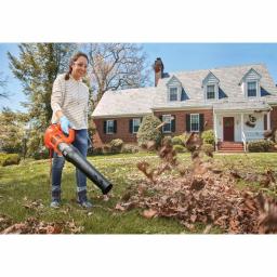 BLACK+DECKER 9 Amp Corded Electric Axial Handheld Leaf Blower, 450 CFM, 140 MPH thumbnail 5