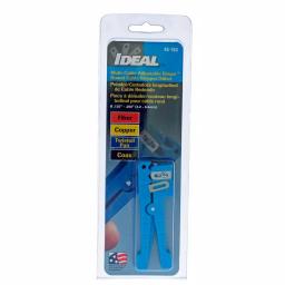 Ideal Adjustable Coax/Fiber Ringer Stripper Tool, 1/8 in. to 7/32 in., Blue thumbnail 4